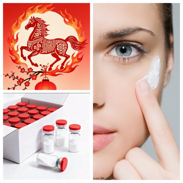 Peptide de Cuivre GHK-Cu Certifié GMP en Poudre pour Formules Cosmétiques Avancées Anti-Rides et de Renouvellement de la Peau