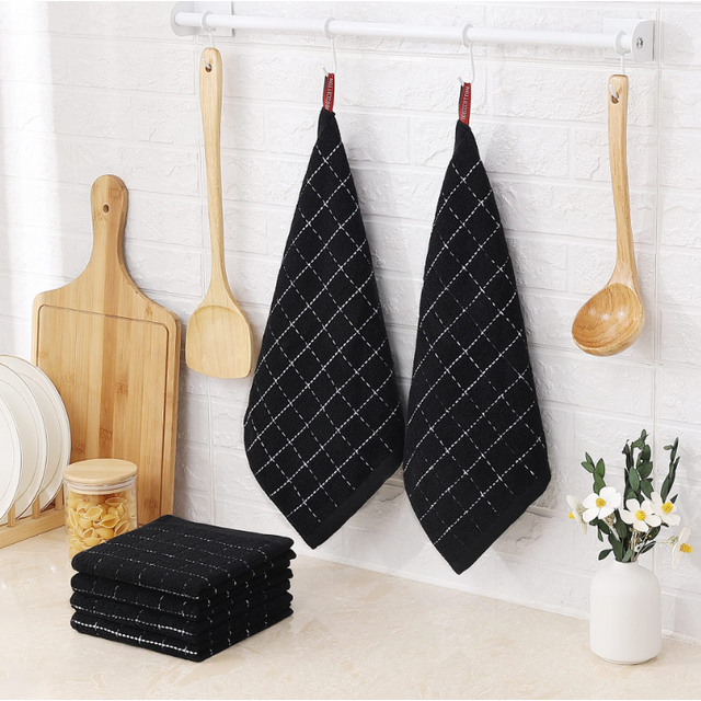 Toalha de algodão de absorção de água por atacado para limpeza doméstica