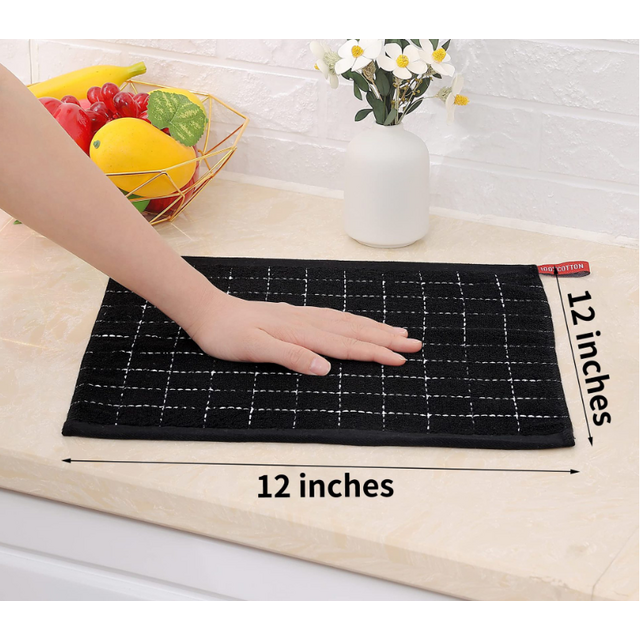 Toalha de algodão de absorção de água por atacado para limpeza doméstica