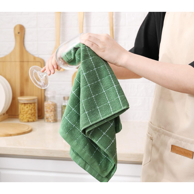 Toalha de algodão de absorção de água por atacado para limpeza doméstica