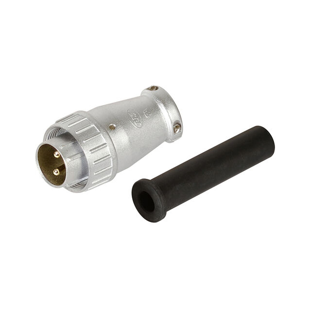 Conector hembra M8 impermeable de 3 pines en ángulo recto, 1A 100V, conforme a la directiva RoHS