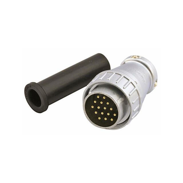 Conector hembra M8 impermeable de 3 pines en ángulo recto, 1A 100V, conforme a la directiva RoHS
