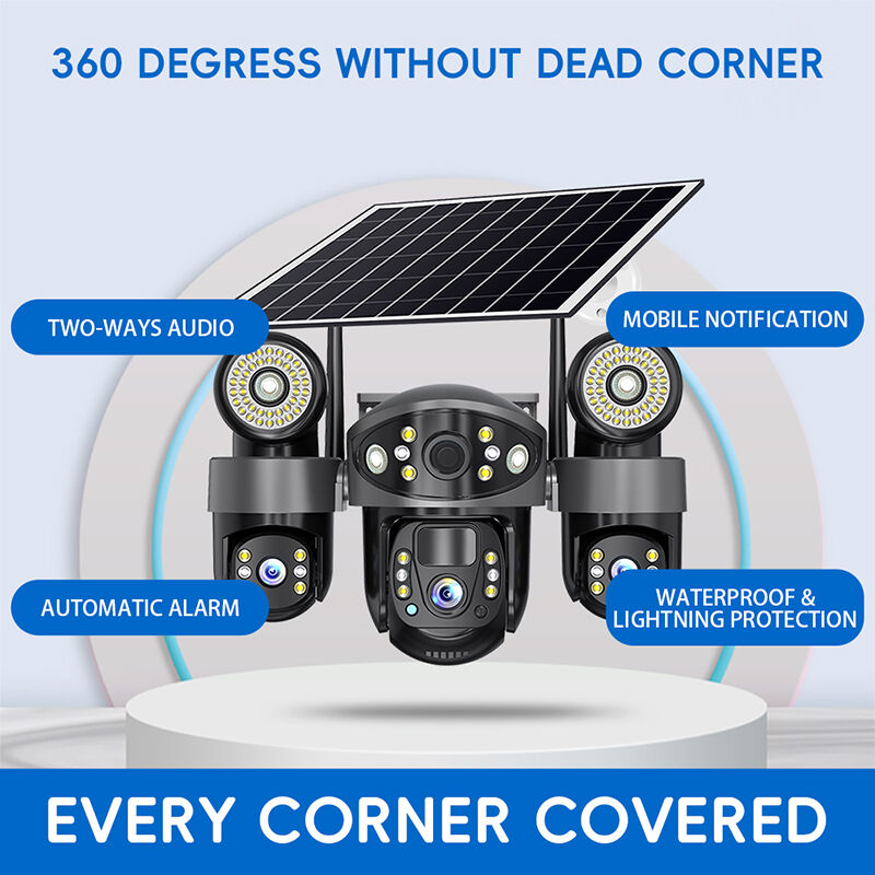 Ptz 10x Optical Zoom Solar Security Camera With Vandal-proof Housing ...