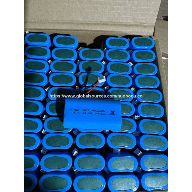 Fabricant de batteries, batterie rechargeable 18650, pack de batteries 3.7V 4000mAh pour ventilateurs rechargeables