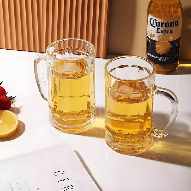 Vaso de Cerveza de Vidrio de Suministro Directo de Fábrica 2025