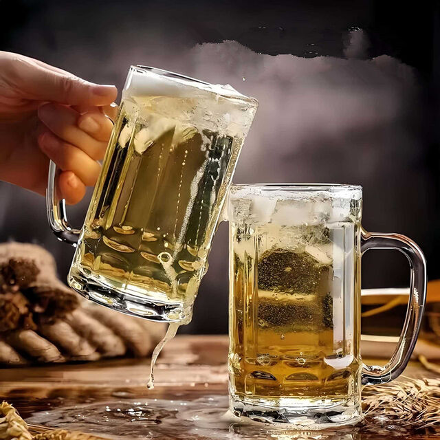 Vaso de Cerveza de Vidrio de Suministro Directo de Fábrica 2025