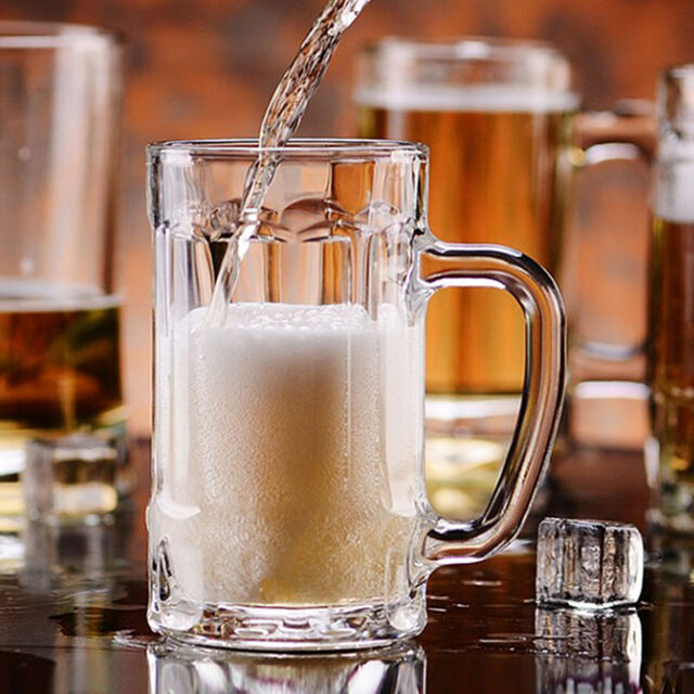 Vaso de Cerveza de Vidrio de Suministro Directo de Fábrica 2025