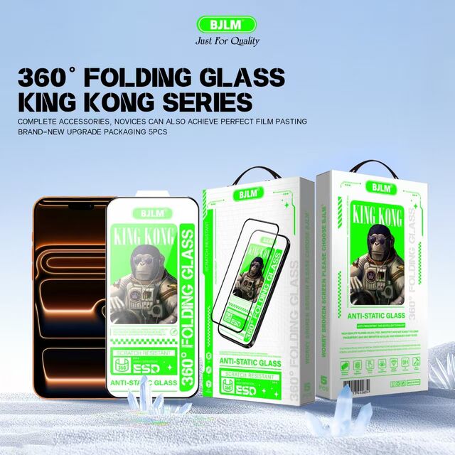 Protector de Pantalla de Cristal Templado King Kong 360° Plegable para Xiaomi OP - Precio de Fábrica