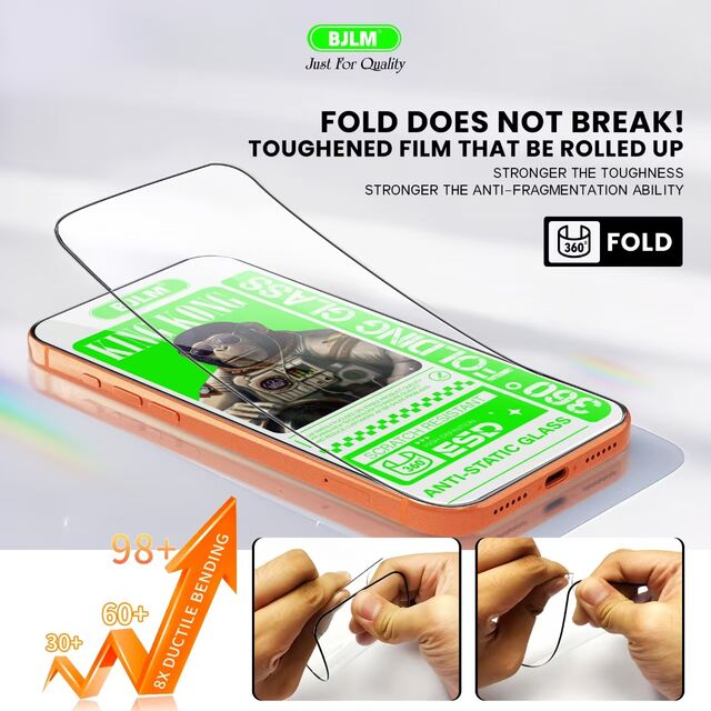 Protector de Pantalla de Cristal Templado King Kong 360° Plegable para Xiaomi OP - Precio de Fábrica
