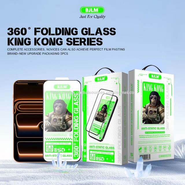 Protector de pantalla King Kong al por mayor, vidrio templado plegable de 360 grados para modelo Tecno Camon Spark, precio de fábrica para teléfonos móviles