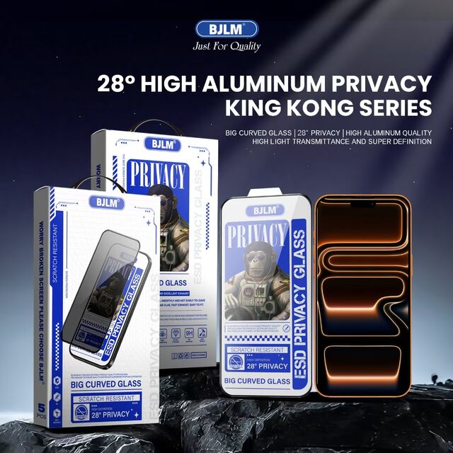 Protector de Pantalla de Privacidad de Vidrio Templado King Kong Directo de Fábrica al por Mayor para Teléfono Móvil Modelo Samsung