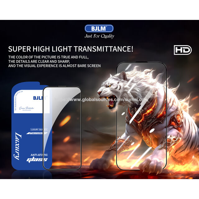 Protector de pantalla King Kong de vidrio templado de calidad de lujo al por mayor de fábrica para el modelo iPhone 14promax, precio de fábrica de teléfonos móviles
