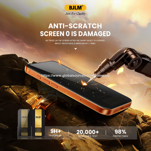 Protector de pantalla de vidrio templado de privacidad 5S de lujo de alta gama al por mayor para iPhone 17 Pro Max, precio de fábrica