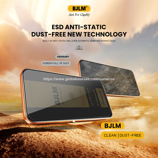 Protector de pantalla de vidrio templado de privacidad 5S de lujo de alta gama al por mayor para Samsung S25 Ultra, anti-rotura, desbloqueo de huellas dactilares