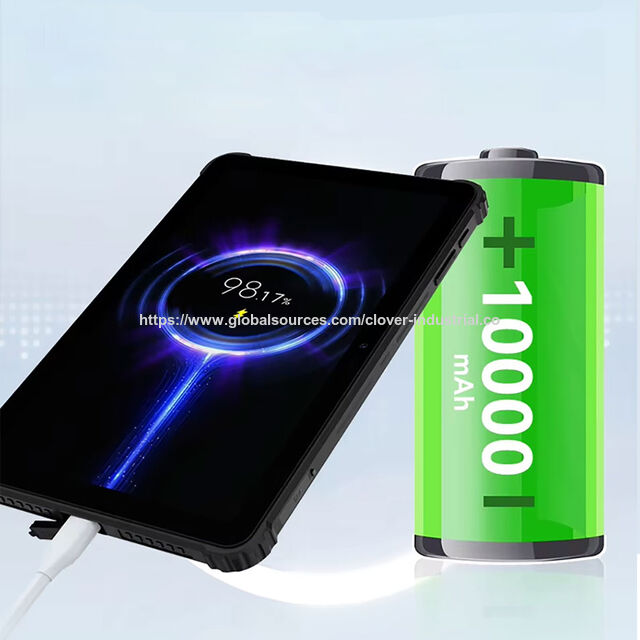 Robustes Android 14 Tablet mit wasserdichter & sturzsicherer Hülle, GPS, 10,95" Bildschirm, MTK G99 Prozessor, IP68 & IP69