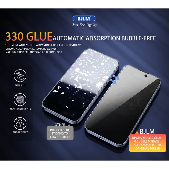 Protector de pantalla de privacidad King Kong 300c de vidrio templado al por mayor para iPhone, precio de fábrica