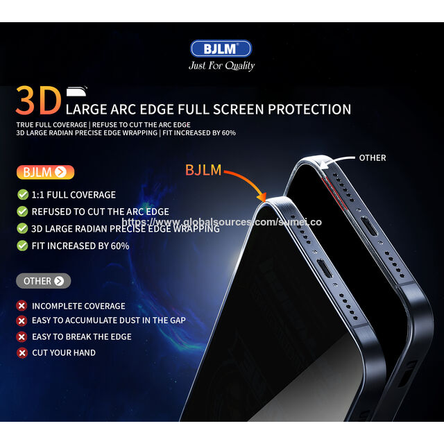 Protector de pantalla de privacidad King Kong 300c de vidrio templado al por mayor para iPhone 17, precio de fábrica