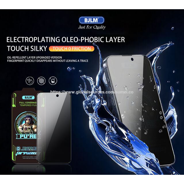 Protector de pantalla de privacidad King Kong 300c de vidrio templado al por mayor para iPhone 17, precio de fábrica