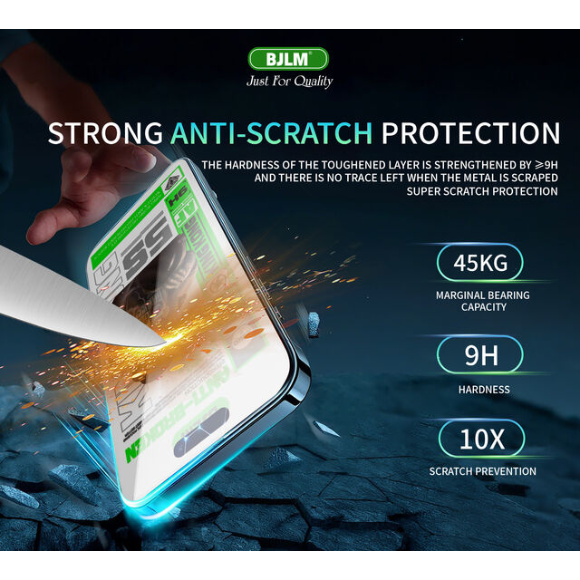 Protector de pantalla King Kong de alta gama al por mayor para iPhone 14, vidrio templado anti-rotura, precio de fábrica