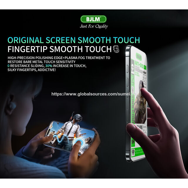 Protector de pantalla de vidrio templado King Kong de alta gama al por mayor para iPhone 12 a precio de fábrica, anti-rotura
