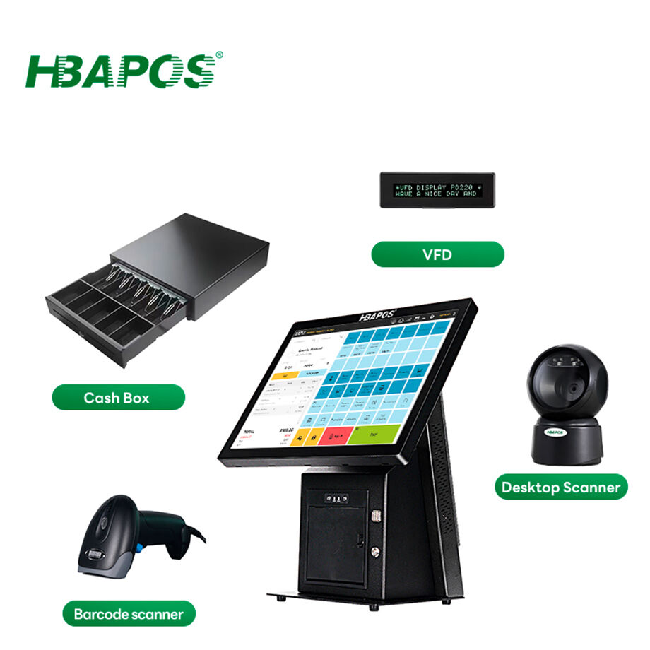 Pos System Rbc Factory Direct High Quality China Wholesale Hba-q5 15.6inch Smart Pos ...