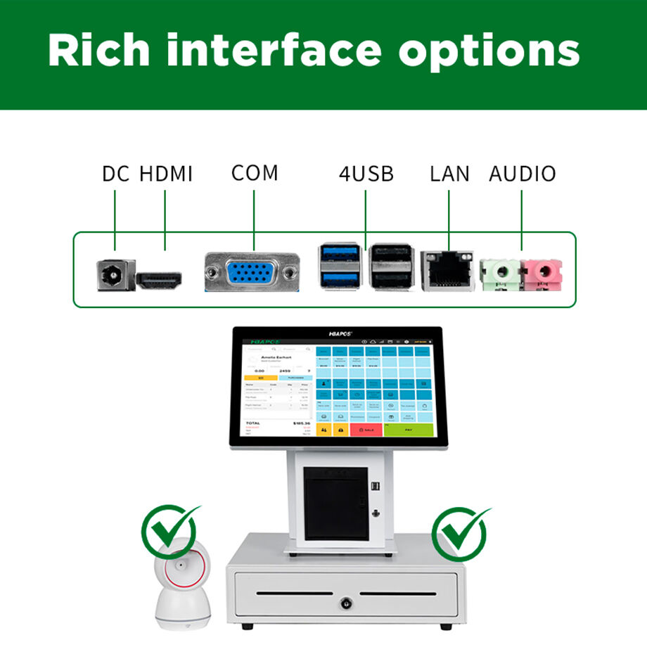 Cbq Pos Machine Factory Direct High Quality China Wholesale Hba-q5 15.6inch Smart Pos ...