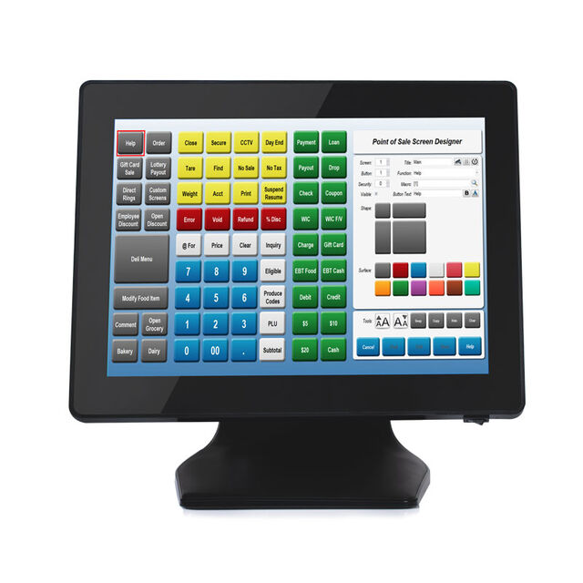 HBAPOS ML200 15 Zoll Kapazitives Touchscreen Kassensystem All-in-One für Kleinunternehmen
