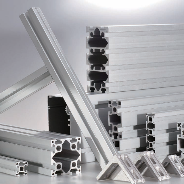 Perfiles de Aluminio Industrial Estándar Europeo Serie 15 para Estanterías, Expositores, etc. Extrusiones de Aluminio 1515