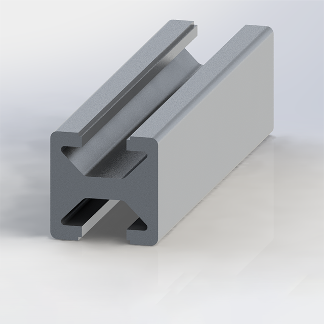 Perfiles de Aluminio Industrial Estándar Europeo Serie 15 para Estanterías, Expositores, etc. Extrusiones de Aluminio 1515