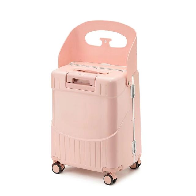 Bagage cabine A-best 20 pouces avec siège enfant, cadre central en aluminium, serrure TSA, bagage en PC