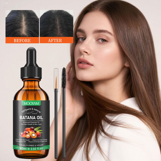 Huile Essentielle Avancée Stimule la Croissance des Cheveux, Hydrate Cheveux & Cuir Chevelu - Huile de Batana MOOYAM pour la Croissance et les Soins des Cheveux