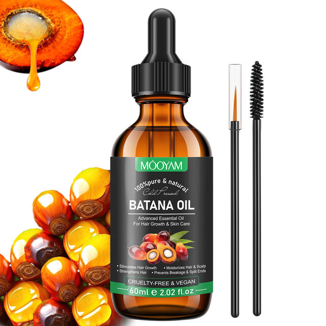 Huile Essentielle Avancée Stimule la Croissance des Cheveux, Hydrate Cheveux & Cuir Chevelu - Huile de Batana MOOYAM pour la Croissance et les Soins des Cheveux