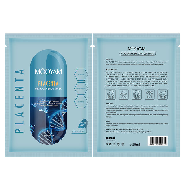 Mascarilla Facial de Extracto Natural de Planta, Control de Aceite, Hidratación Profunda para Humectación y Cuidado de la Piel