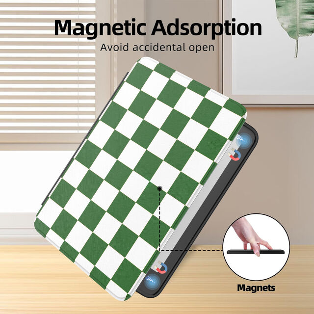 Capa Branca Personalizada para Kindle Paperwhite 6 Signature Edition Colorsoft 2024, à Prova de Choque com Alça de Mão