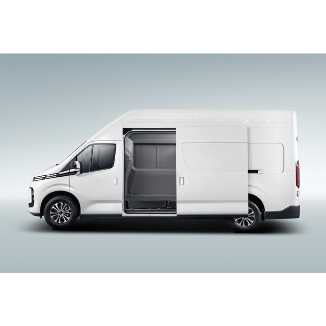 Furgoneta eléctrica, furgoneta EV, vehículo comercial eléctrico, EV de reparto, furgoneta eléctrica de carga, transporte eléctrico
