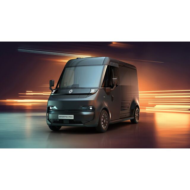 Furgoneta eléctrica, furgoneta EV, vehículo comercial eléctrico, EV de reparto, furgoneta eléctrica de carga, transporte eléctrico