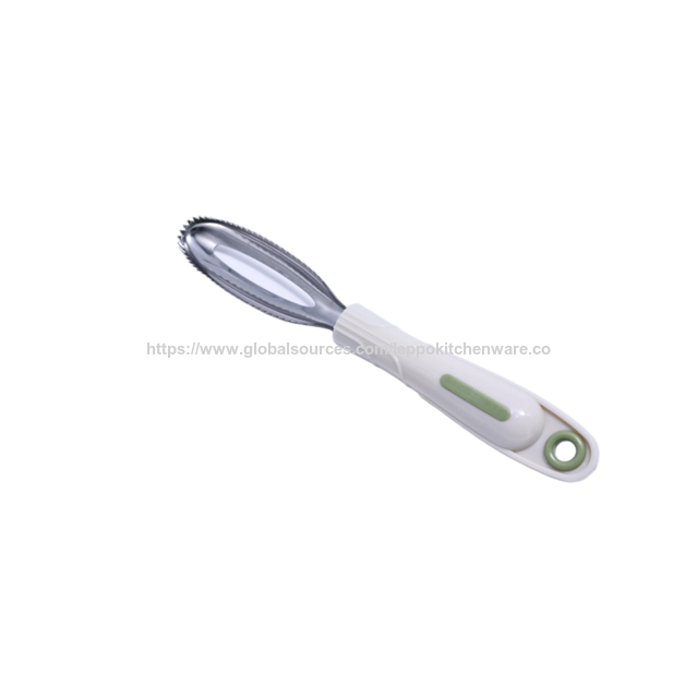 Desescamador de Pescado de Acero Inoxidable, Herramienta de Cocina Multifuncional, Removedor Manual de Escamas de Pescado