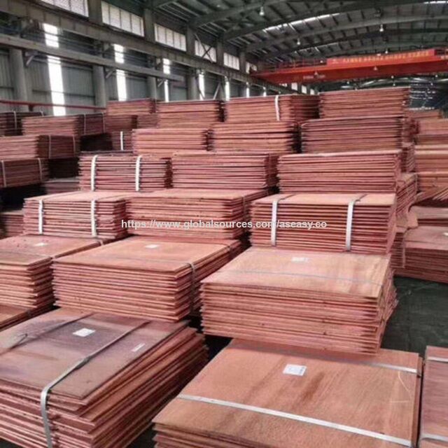 Lembaran Katoda Tembaga Elektrolitik Premium, Kemurnian 99,99% untuk Penggunaan Industri