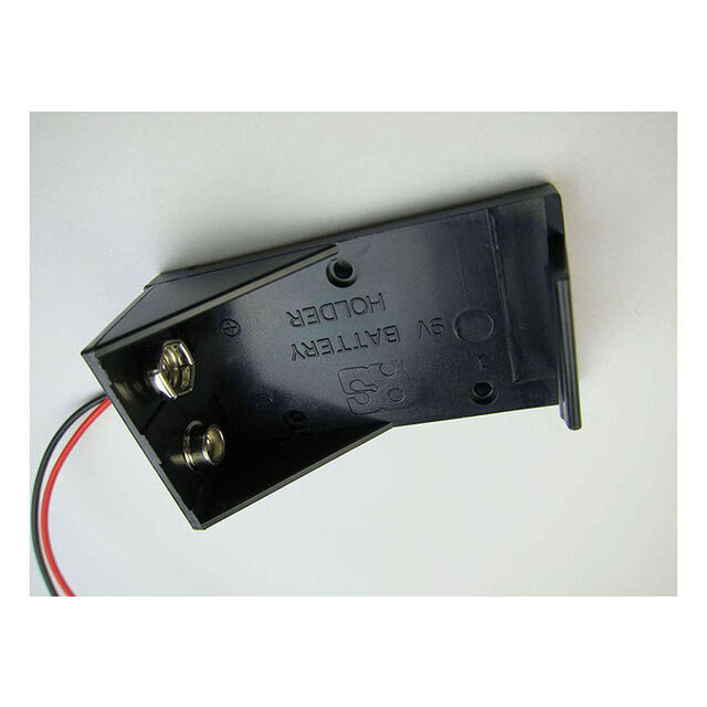 Support de pile pour 1 pile PP3 ou 9V. Produit par une usine certifiée ISO 9001. Variété de terminaux au choix.