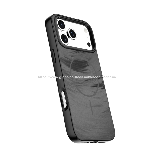Coque pour iPhone 17 Pro Max Air, Nouveau Modèle 2026, Design Classique IMD Givré Dégradé, Nouvelle Arrivée d'Usine, TPU TPE PC Antichoc