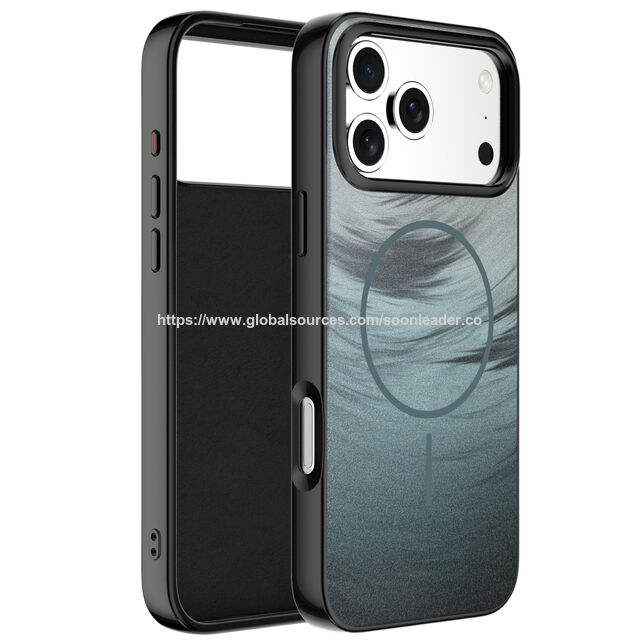 Coque pour iPhone 17 Pro Max Air, Nouveau Modèle 2026, Design Classique IMD Givré Dégradé, Nouvelle Arrivée d'Usine, TPU TPE PC Antichoc