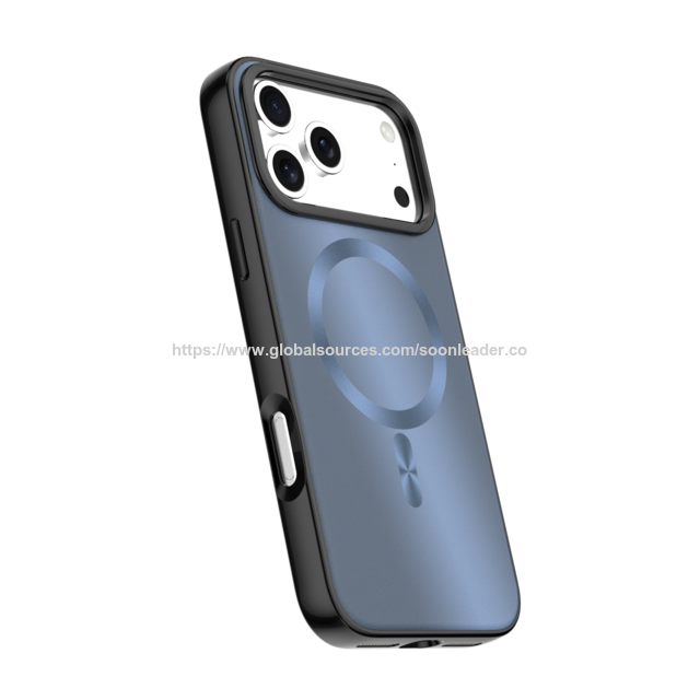 Coque pour iPhone 17 Pro Max Air, Nouveau Modèle 2026, Design Classique IMD Givré Dégradé, Nouvelle Arrivée d'Usine, TPU TPE PC Antichoc