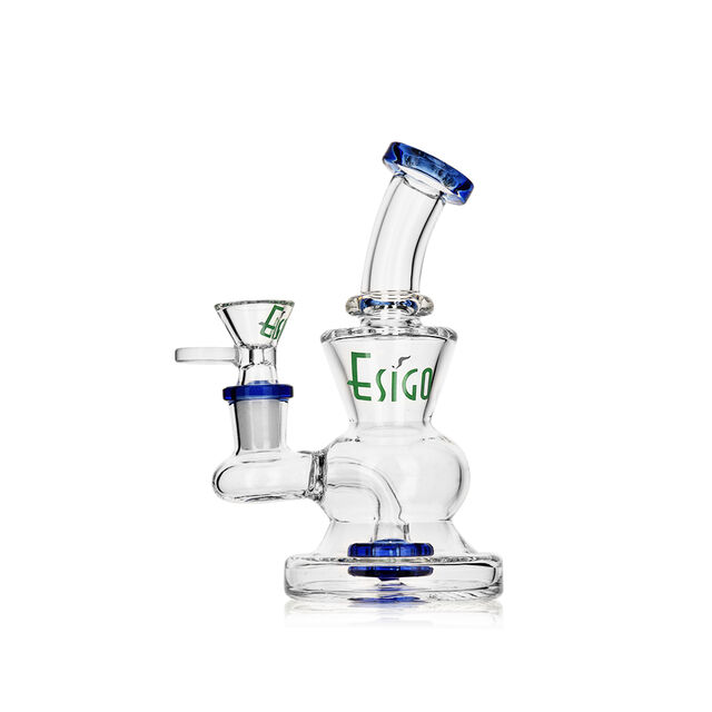 Esigo Vente en Gros Pomme de Douche Perc Mini Huile Rig Dab Rig Tuyau d'Eau en Verre