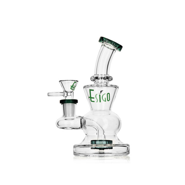 Esigo Vente en Gros Pomme de Douche Perc Mini Huile Rig Dab Rig Tuyau d'Eau en Verre