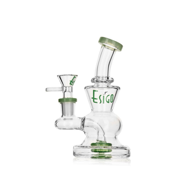 Esigo Vente en Gros Pomme de Douche Perc Mini Huile Rig Dab Rig Tuyau d'Eau en Verre