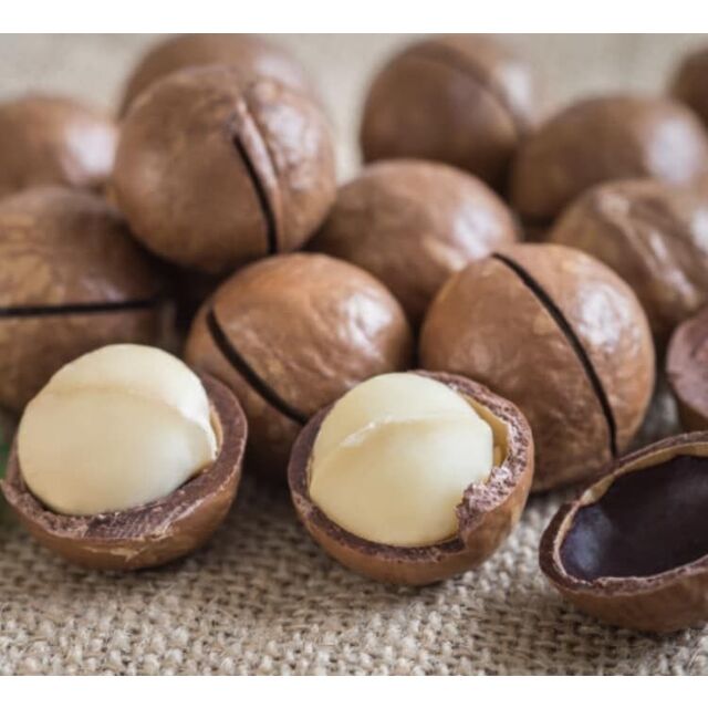 Nueces de Macadamia Naturales 22-25mm, Tamaño Grande, Llenas de Nutrientes, Suministro a Granel Perfecto para Hornear, Cocinar Snacks y Delicias Gourmet