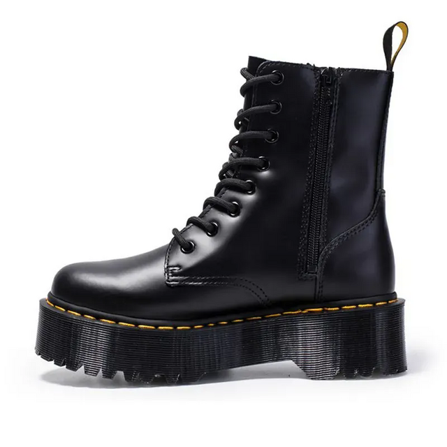 Modische wasserdichte Kurzstiefel für Damen und Herren aus atmungsaktivem Echtleder mit Schnürung und runder Spitze für alle Jahreszeiten