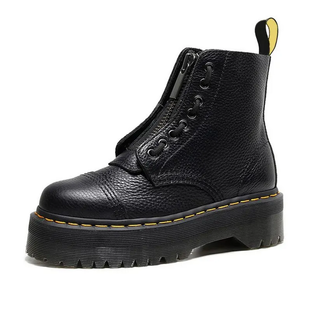 Modische wasserdichte Kurzstiefel für Damen und Herren aus atmungsaktivem Echtleder mit Schnürung und runder Spitze für alle Jahreszeiten