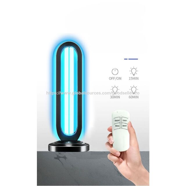 LAMPE à quartz ultraviolette UV mobile à VENTE CHAUDE Lampe de désinfection à l'ozone Télécommande Minuterie à trois vitesses
