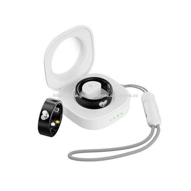 Fortschrittlicher Smart Ring zur Gesundheitsverfolgung - Echtzeit-EKG, Herzfrequenz, SpO2, Schlaf- und Körpertemperaturmonitor